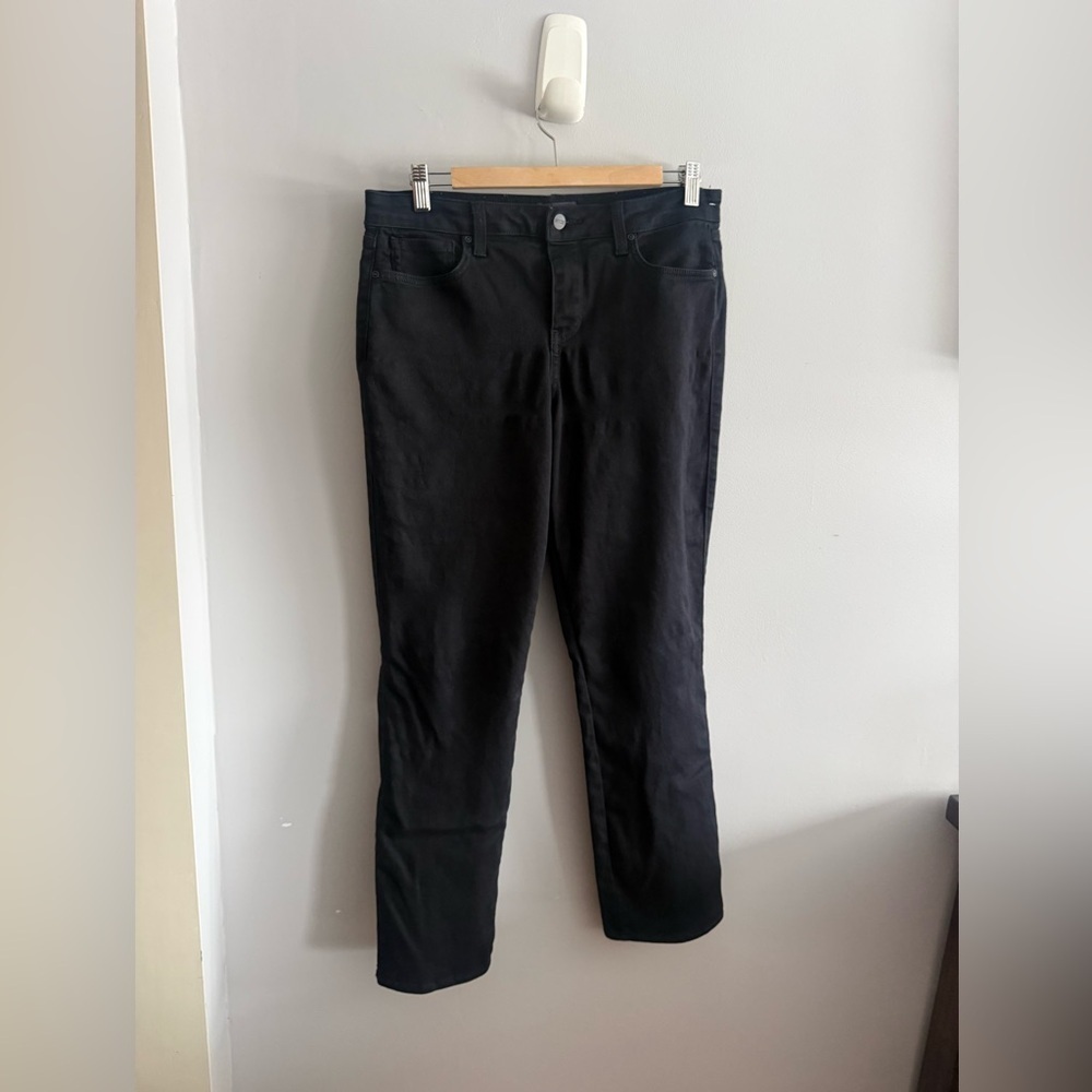 NYDJ Sheri Slim Black Jeans Women’s Size 10 Lift Tuck Technology